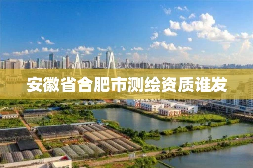 安徽省合肥市测绘资质谁发 安徽省合肥市测绘资质谁发