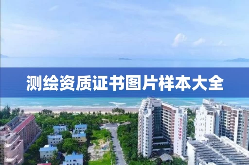 测绘资质证书图片样本大全