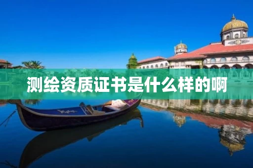 证书是什么样的啊