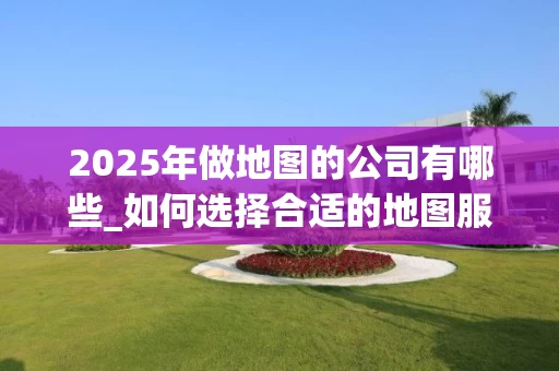 2025年做地图的公司有哪些_如何选择合适的地图服务合作方_