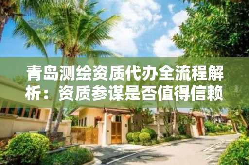 青岛代办全流程解析：资质参谋是否值得信赖？