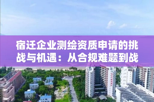 宿迁企业申请的挑战与机遇：从合规难题到战略突围全解析