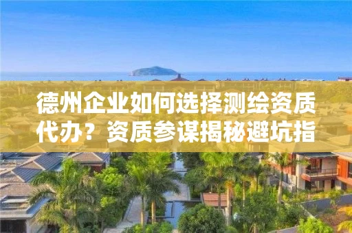 德州企业如何选择代办？资质参谋揭秘避坑指南