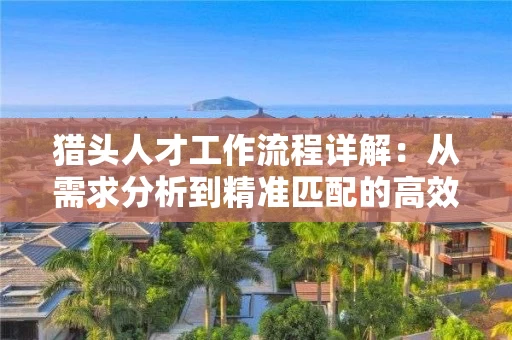 猎头人才工作流程详解：从需求分析到精准匹配的高效路径