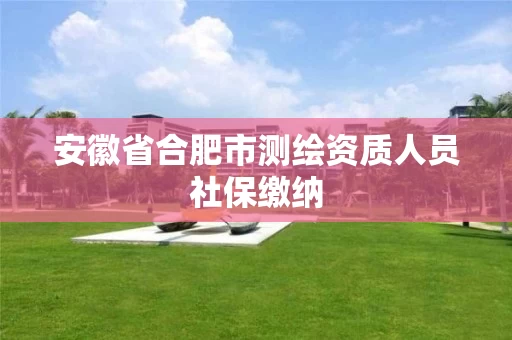 安徽省合肥市测绘资质人员社保缴纳 安徽省合肥市测绘资质人员社保缴纳