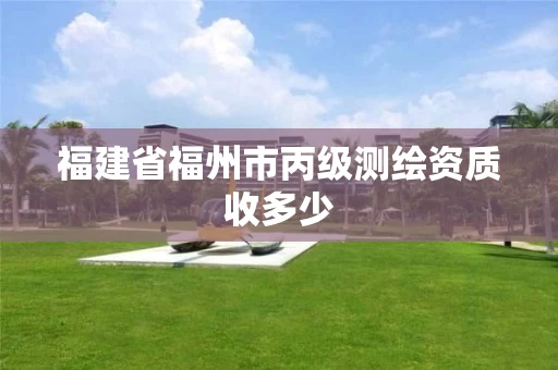 福建省福州市丙级测绘资质收多少