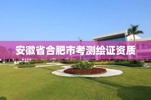 安徽省合肥市考测绘证资质 安徽省合肥市考测绘证资质