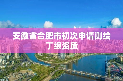 安徽省合肥市初次申请测绘丁级资质