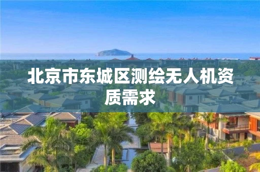 北京市东城区测绘无人机资质需求 北京市东城区测绘无人机资质需求