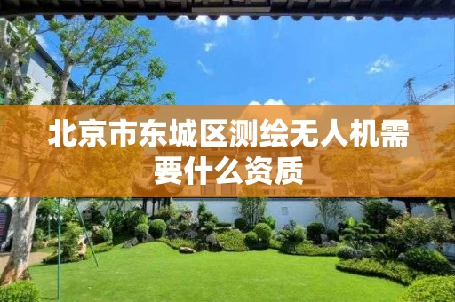 北京市东城区测绘无人机需要什么资质