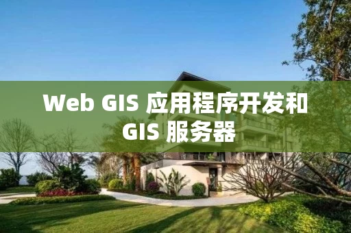Web GIS 应用程序开发和 GIS 服务器