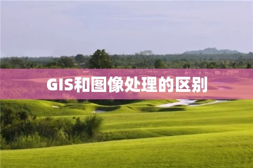 GIS和图像处理的区别