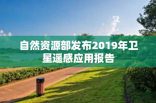 自然资源部发布2019年卫星遥感应用报告