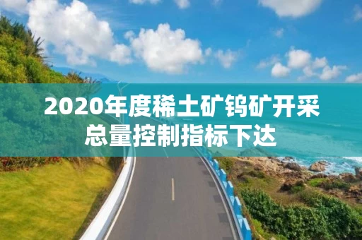 2020年度稀土矿钨矿开采总量控制指标下达