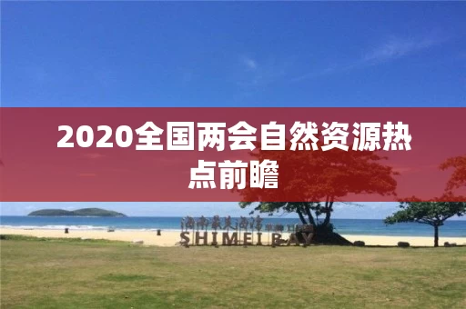 2020全国两会自然资源热点前瞻