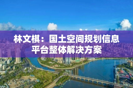 林文棋：国土空间规划信息平台整体解决方案