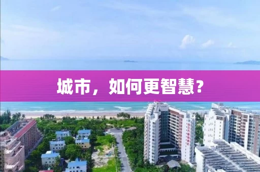 城市，如何更智慧？
