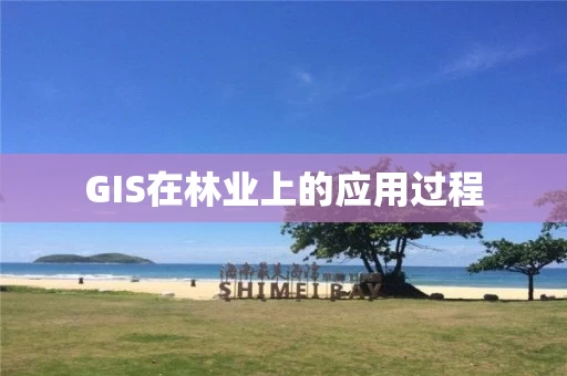 GIS在林业上的应用过程