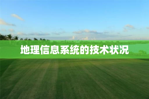 地理信息系统的技术状况