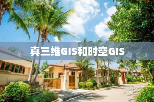 真三维GIS和时空GIS