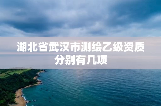 湖北省武汉市测绘乙级资质分别有几项