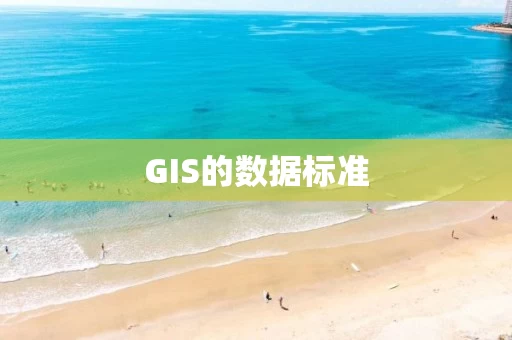 GIS的数据标准