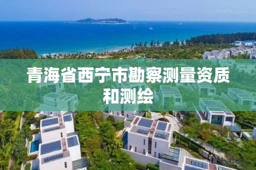青海省西宁市勘察测量资质和测绘 青海省西宁市勘察测量资质和测绘