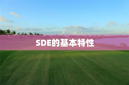 SDE的基本特性