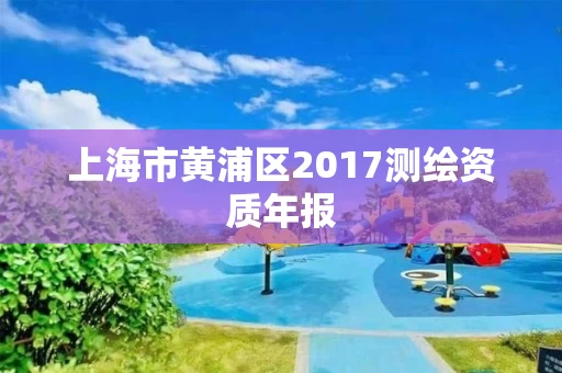 上海市黄浦区2017测绘资质年报