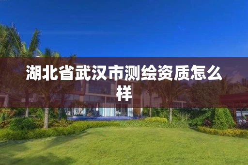 湖北省武汉市测绘资质怎么样