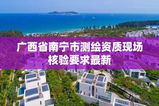 广西省南宁市测绘资质现场核验要求最新