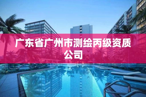 广东省广州市测绘丙级资质公司 广东省广州市测绘丙级资质公司