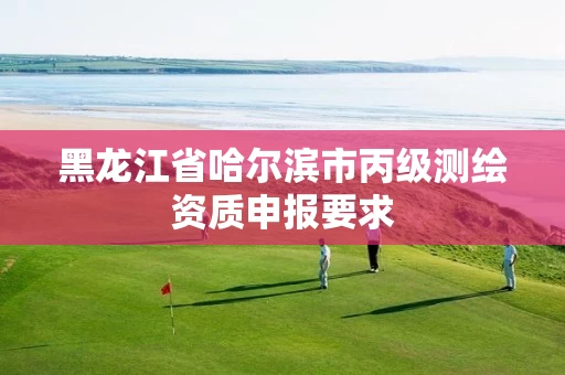 黑龙江省哈尔滨市丙级测绘资质申报要求 黑龙江省哈尔滨市丙级测绘资质申报要求