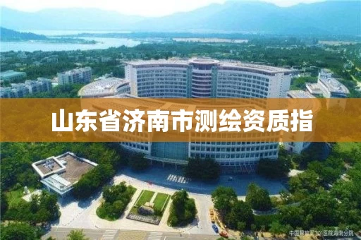 山东省济南市测绘资质指 山东省济南市测绘资质指