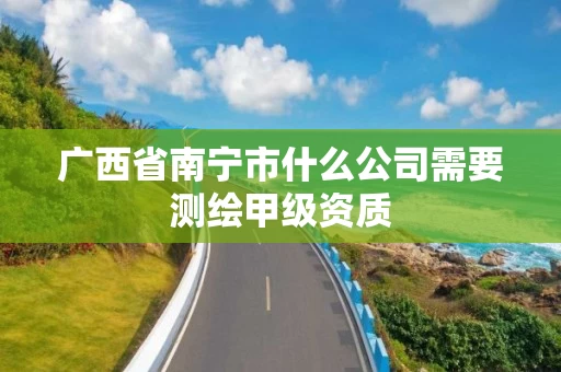 广西省南宁市什么公司需要测绘甲级资质