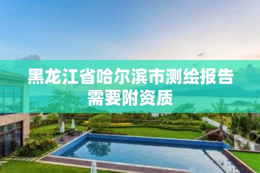 黑龙江省哈尔滨市测绘报告需要附资质