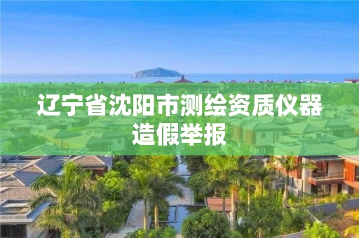 辽宁省沈阳市测绘资质仪器造假举报
