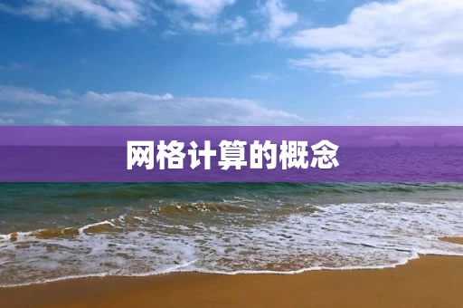 网格计算的概念