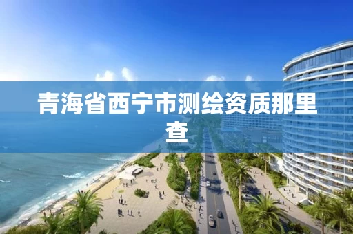 青海省西宁市测绘资质那里查