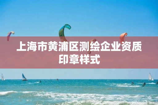 上海市黄浦区测绘企业资质印章样式 上海市黄浦区测绘企业资质印章样式