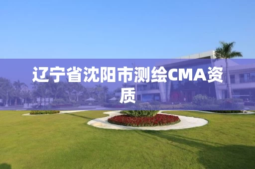 辽宁省沈阳市测绘CMA资质 辽宁省沈阳市测绘CMA资质