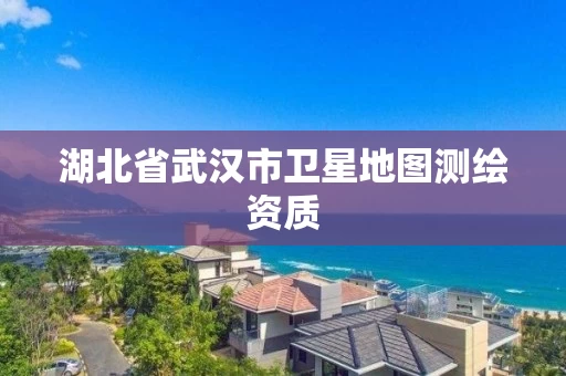 湖北省武汉市卫星地图测绘资质 湖北省武汉市卫星地图测绘资质