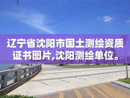 辽宁省沈阳市国土测绘资质证书图片,沈阳测绘单位。