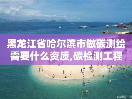 黑龙江省哈尔滨市做碳测绘需要什么资质,碳检测工程师。