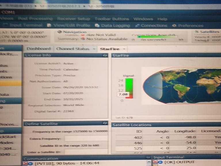 NavCom SF3050出现Nav Not Valid问题的原因终于找到了