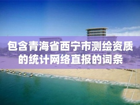 包含青海省西宁市测绘资质的统计网络直报的词条