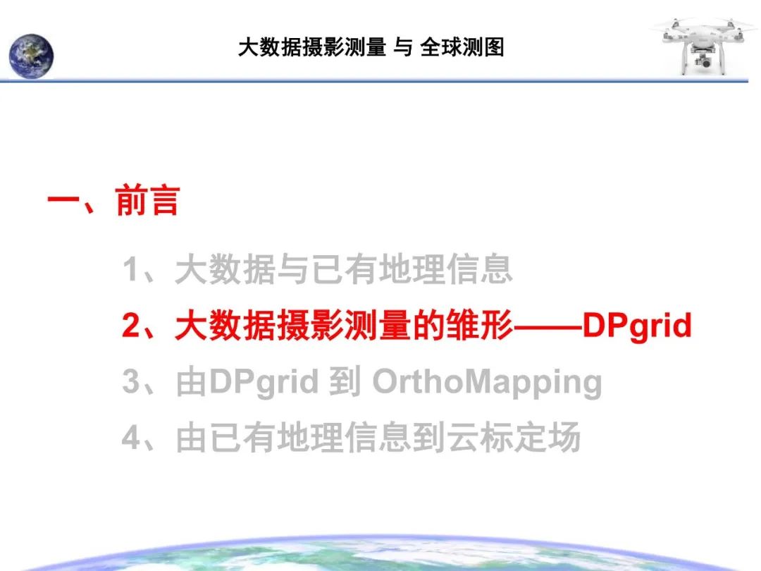 大数据摄影测量与全球测图