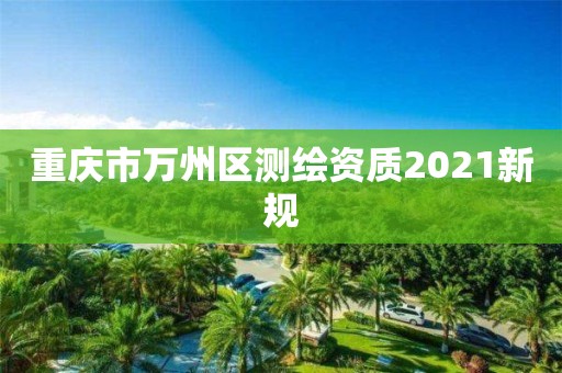 重庆市万州区测绘资质2021新规 重庆市万州区测绘资质2021新规