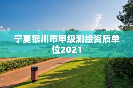 宁夏银川市甲级测绘资质单位2021 宁夏银川市甲级测绘资质单位2021