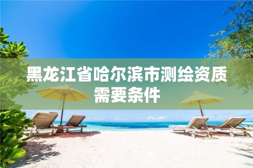 黑龙江省哈尔滨市测绘资质需要条件 黑龙江省哈尔滨市测绘资质需要条件